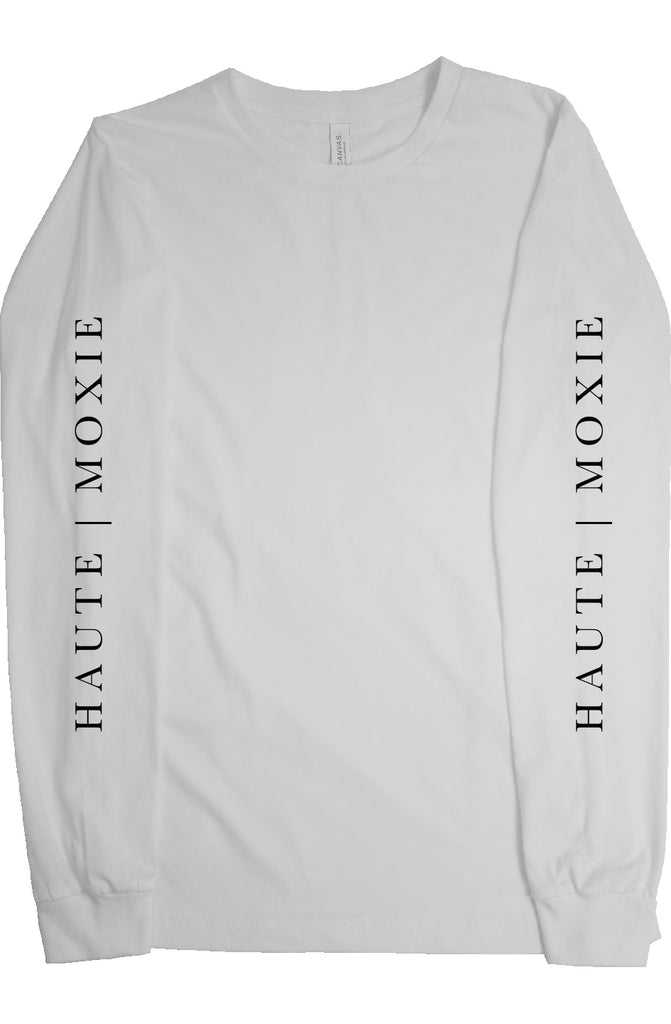 DELUXE MOXIE LONG SLEEVE TEE WHITE