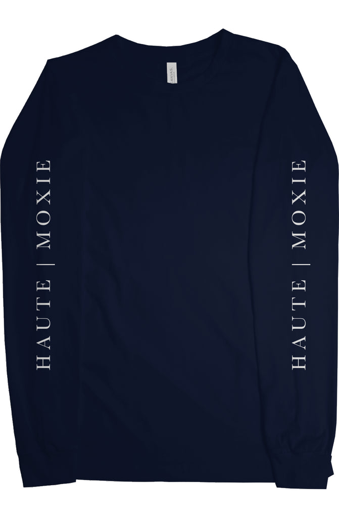 DELUXE MOXIE LONG SLEEVE TEE DARK NAVY